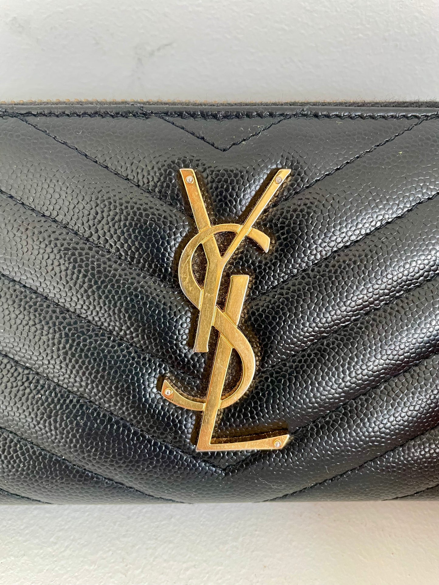 Yves Saint Laurent Cassandre Zippy Wallet