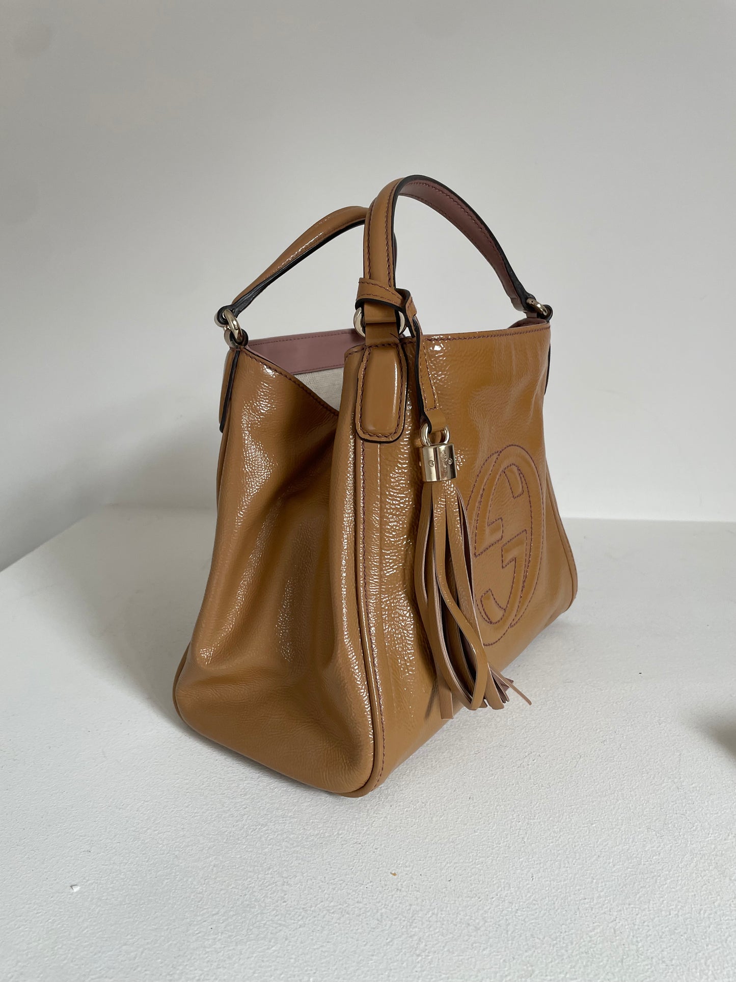 Gucci Soho Tote Bag Crème Vintage