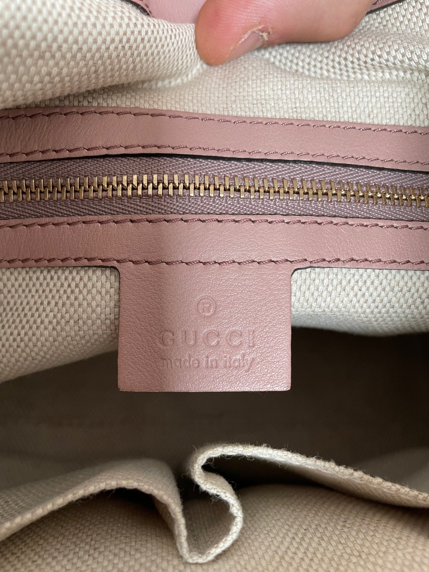 Gucci Soho Tote Bag Crème Vintage