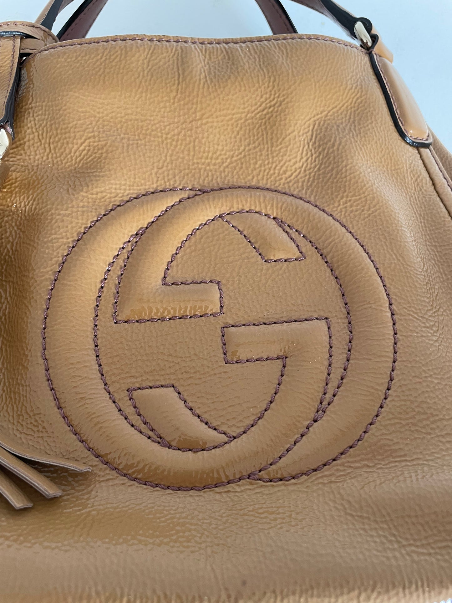 Gucci Soho Tote Bag Crème Vintage